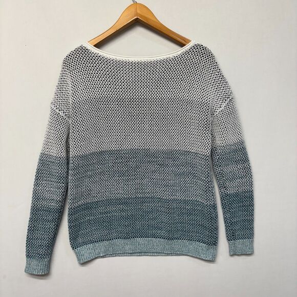 Vince Women Pullover Knit Sweater Size Medium Cotton C032 -15 - Picture 11 of 15